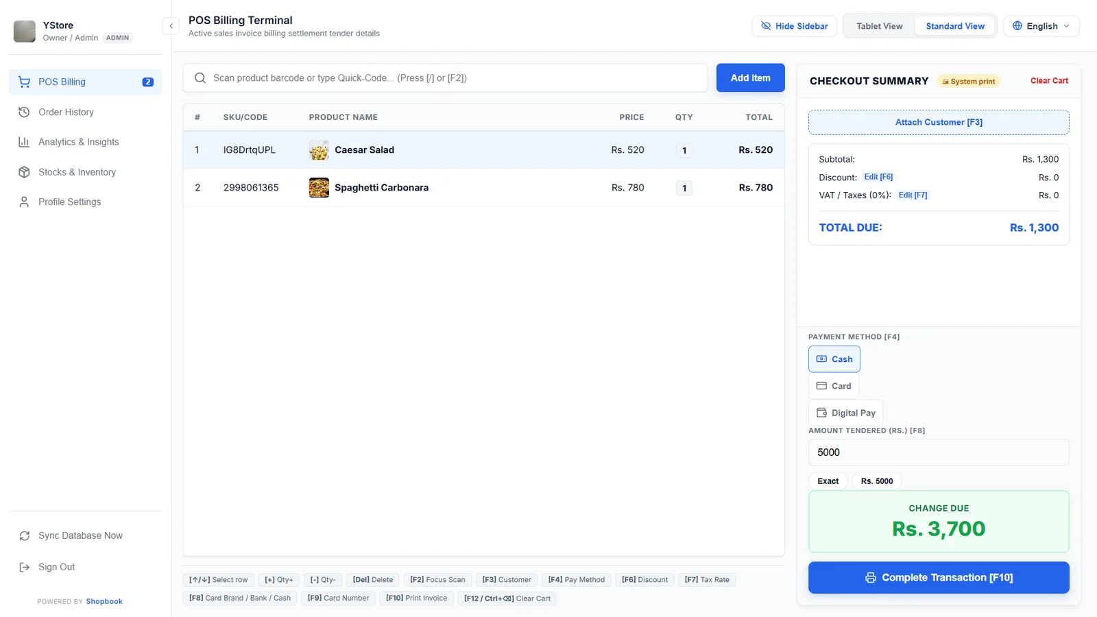 Lightning-Fast Checkout & Sinhala Receipts